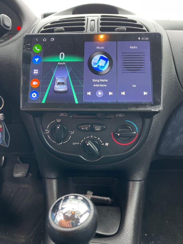 Radio Android Peugeot 206 - 2GB RAM 64 ROM