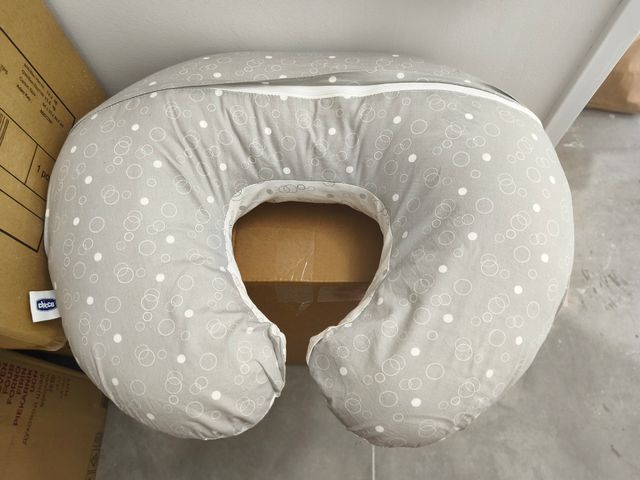 Cojín lactancia Boppy - Gris