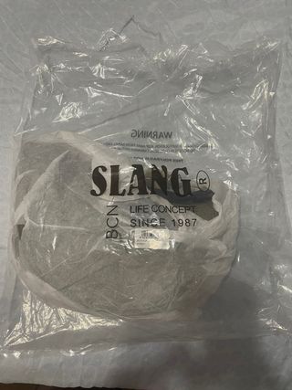 Bolso bandolera beige-negro