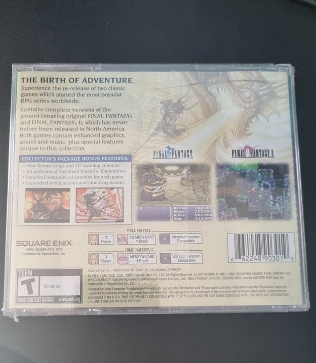 Final Fantasy Origins + cartoline ff 10