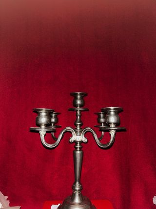Candelabro 5 brazos de metal (2)