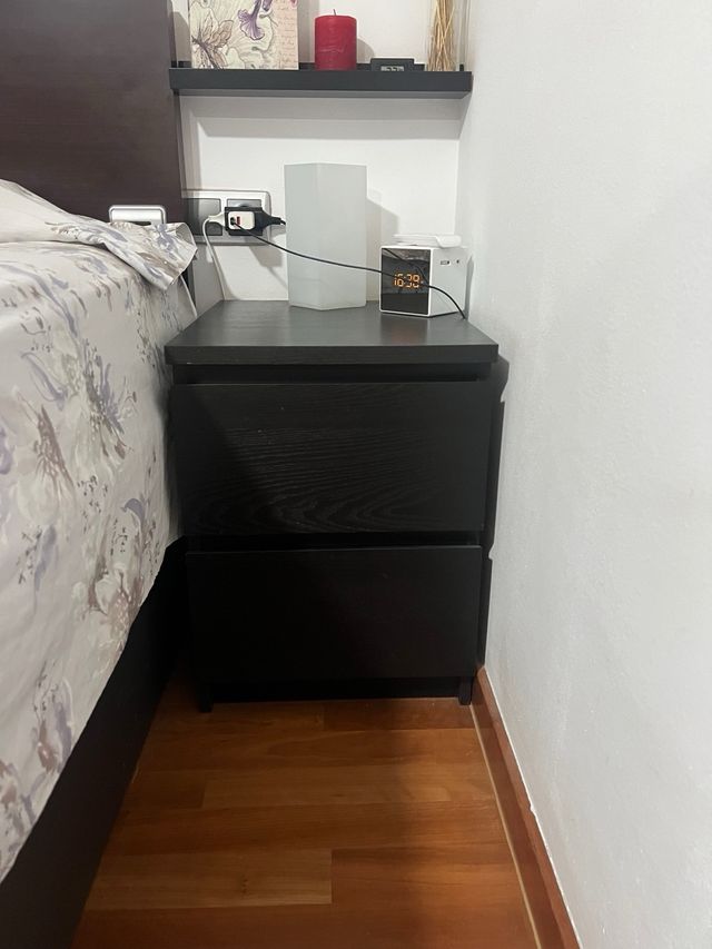 Cabecero cama 150cm + mecanismos+ 2 mesitas noche.