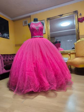 Vestido Quinceañera fucsia