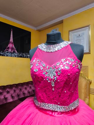 Vestido Quinceañera fucsia