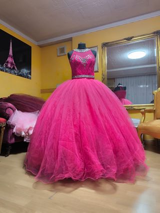 Vestido Quinceañera fucsia