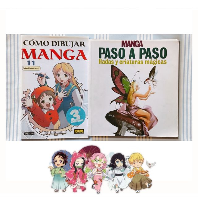 PACK 2 Libros Dibujo Cómic Manga y Hadas