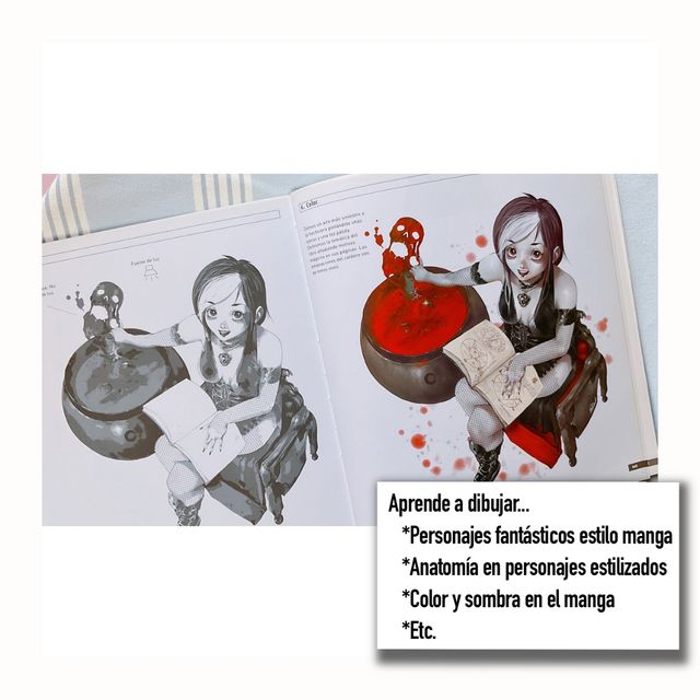 PACK 2 Libros Dibujo Cómic Manga y Hadas