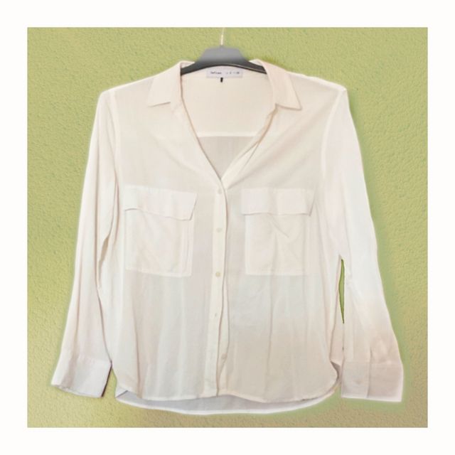 Camisa Blanca de Mujer Lefties Manga Larga