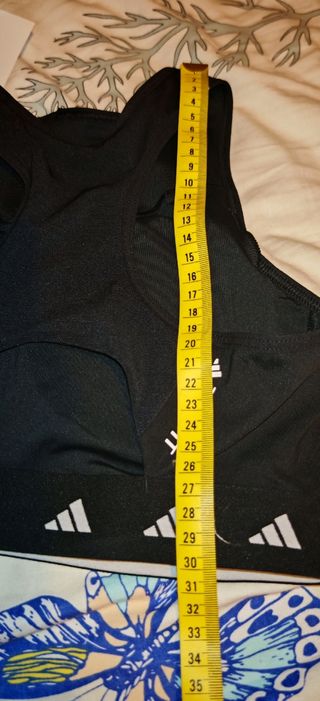 Sujetador deportivo Adidas negro talla S