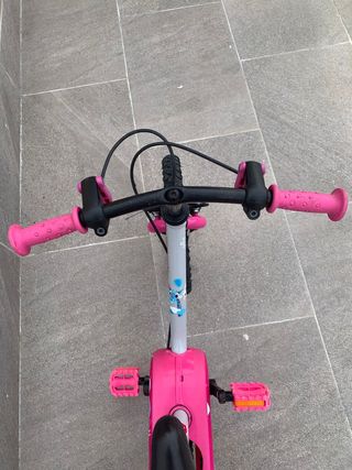 Bicicleta niña 14" rosa