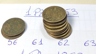 Lote 21 monedas 1 Pta 1953 y 1963
