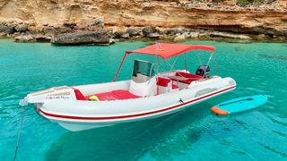 Barco todo incluido con paddle y water scooter