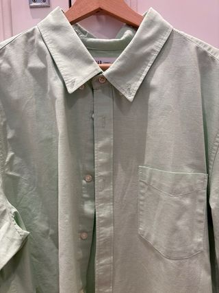 Camisa Oxford GAP XL Verde Menta