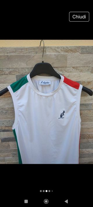 Canotta tennis  12-13 anni