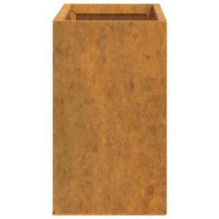 vidaXL Aiuole da parete 2 pz acciaio corten