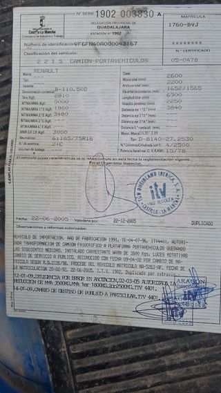 Renault Trucks Mascott 1991