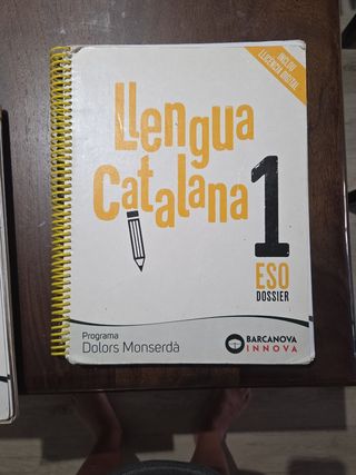 Dolors Monserdà 1 ESO. Dossier. Llengua catalana