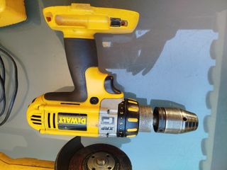 Kit herramientas Dewalt: Taladro, amoladora, marti