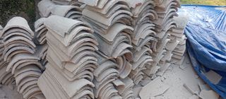 Tejas árabes antiguas - artesanales