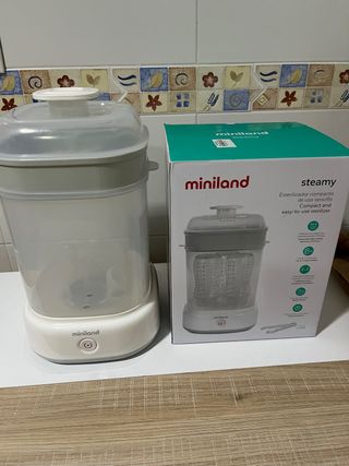 Miniland Steamy Esterilizador y escurre biberones