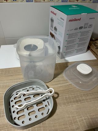 Miniland Steamy Esterilizador y escurre biberones