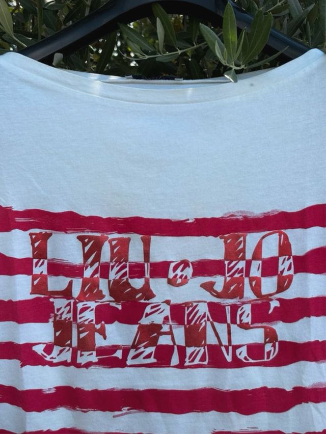 T-shirt Liu Jo a righe rosso-bianche