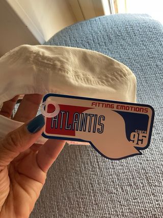 Berretto Atlantis bianco vintage