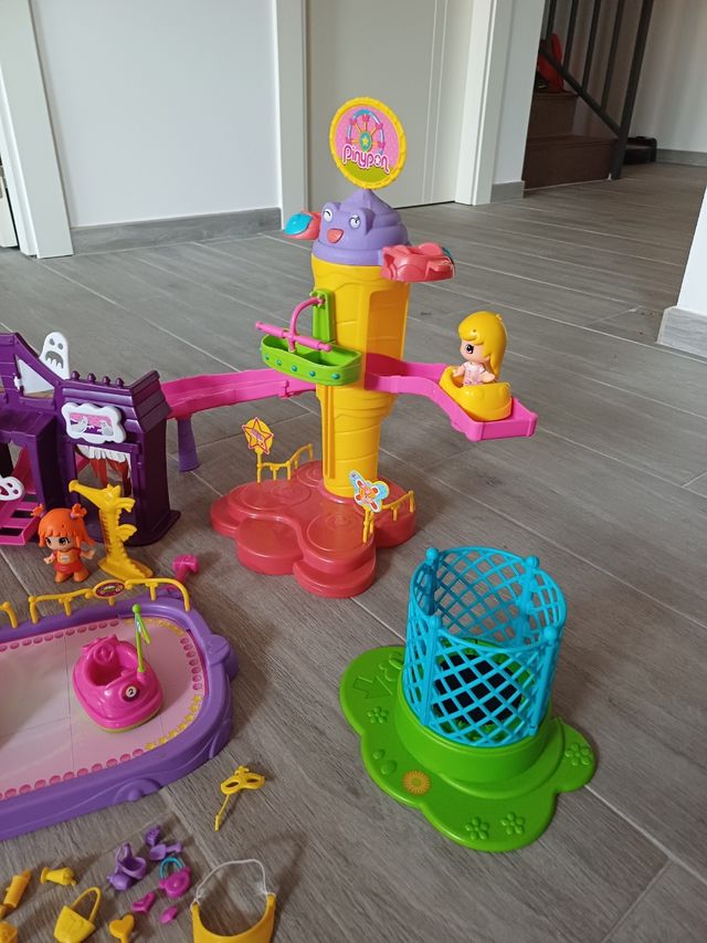 Parque atracciones y Burger Pin y Pon