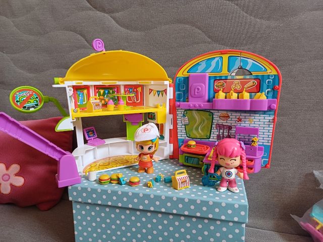 Parque atracciones y Burger Pin y Pon