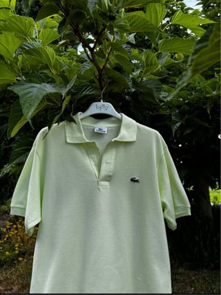 Polo Lacoste giallo vintage