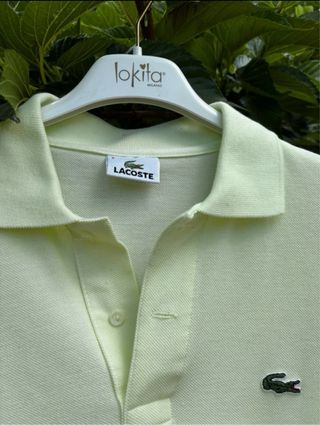 Polo Lacoste giallo vintage