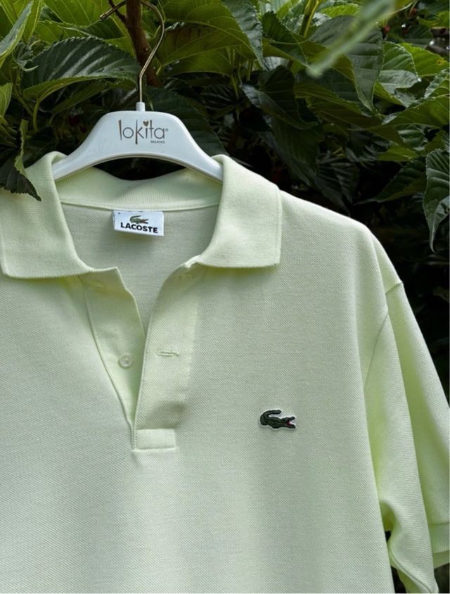 Polo Lacoste giallo vintage