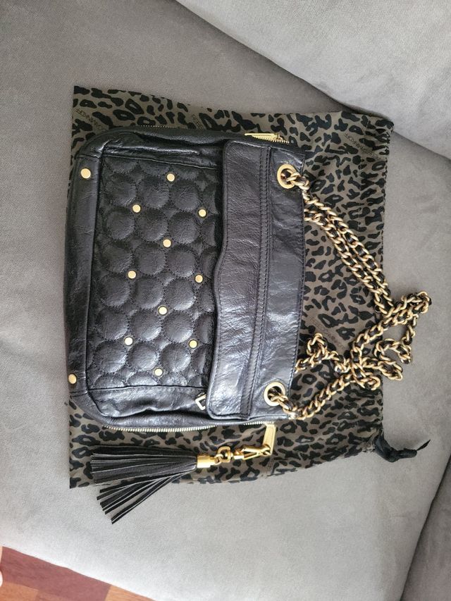 Bolso Rebecca Minkoff - Negro y Dorado