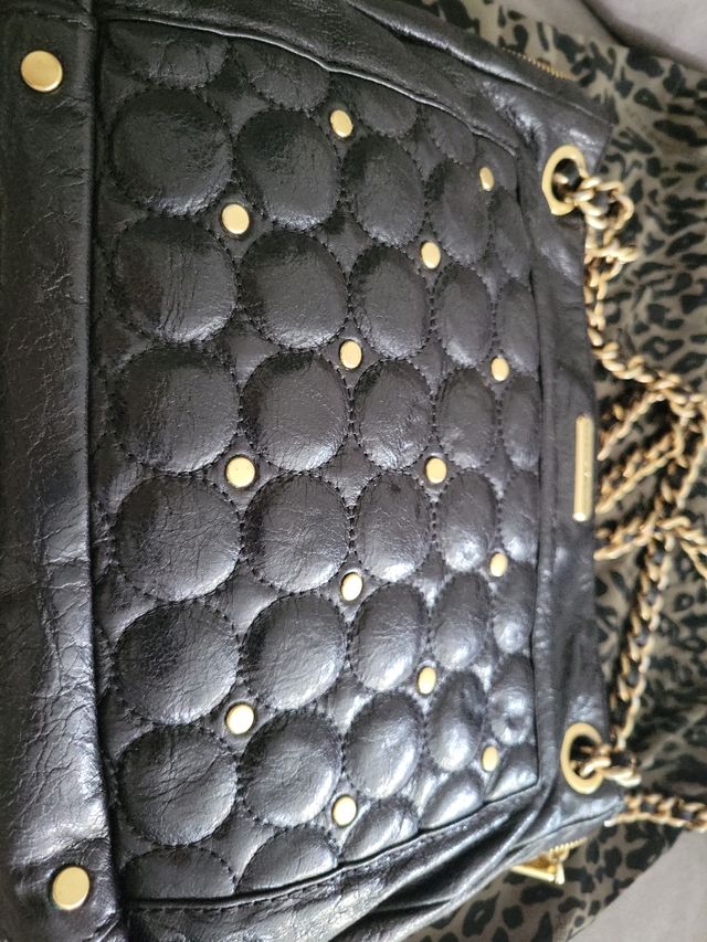 Bolso Rebecca Minkoff - Negro y Dorado