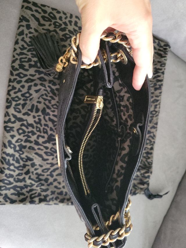 Bolso Rebecca Minkoff - Negro y Dorado
