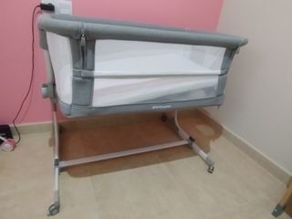 Minicuna Jane Baby Side gris