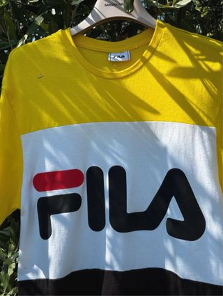 T-Shirt Fila Gialla e Nera
