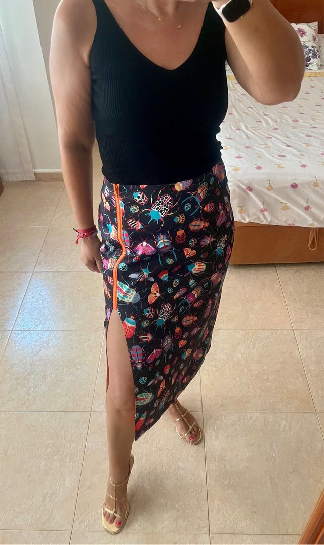 Falda midi Lolina talla M