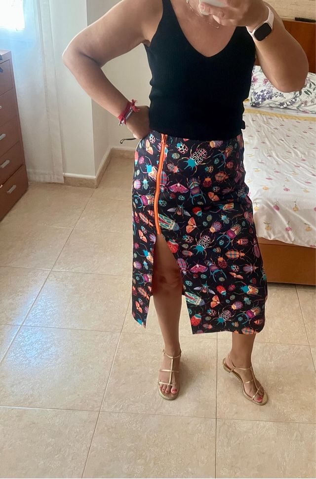 Falda midi Lolina talla M