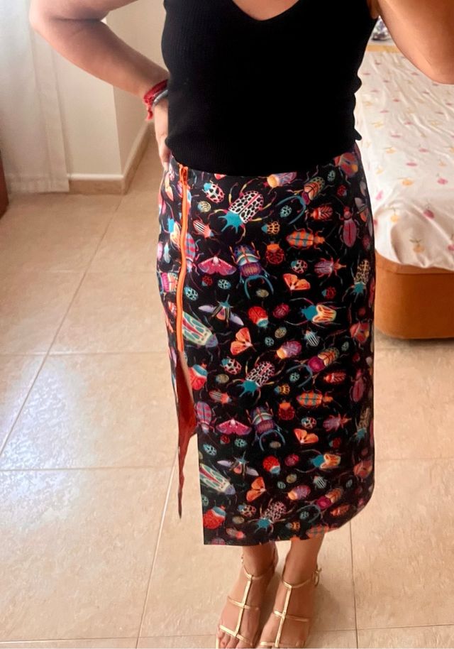 Falda midi Lolina talla M