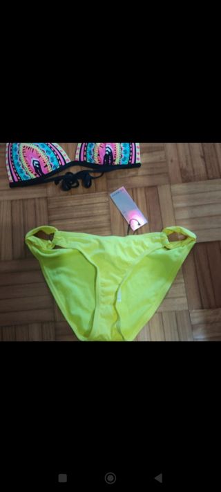Bikini multicolor y amarillo - Nuevo