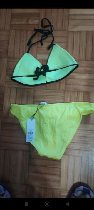 Bikini multicolor y amarillo - Nuevo