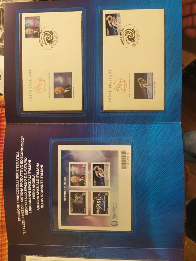 Francobolli Spazio e Futuro ASI