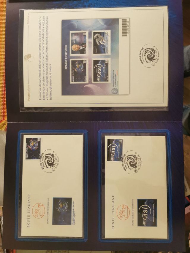 Francobolli Spazio e Futuro ASI