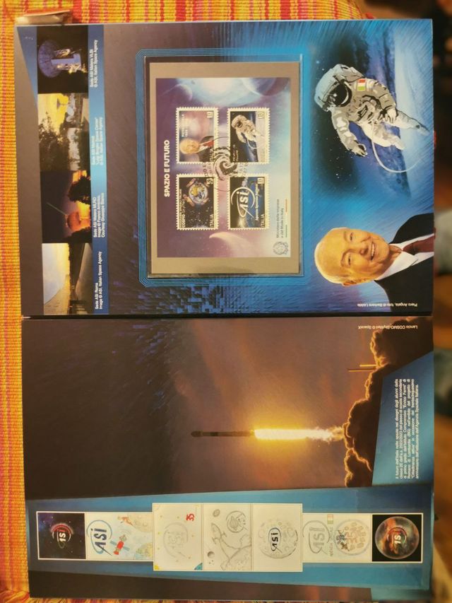 Francobolli Spazio e Futuro ASI