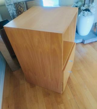 Cajonera madera 2 cajones