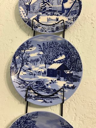 3 Piatti Decorativi Natale - Porcellana