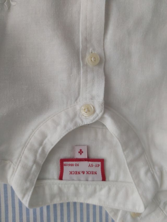 Camisa niño Neck & Neck blanca