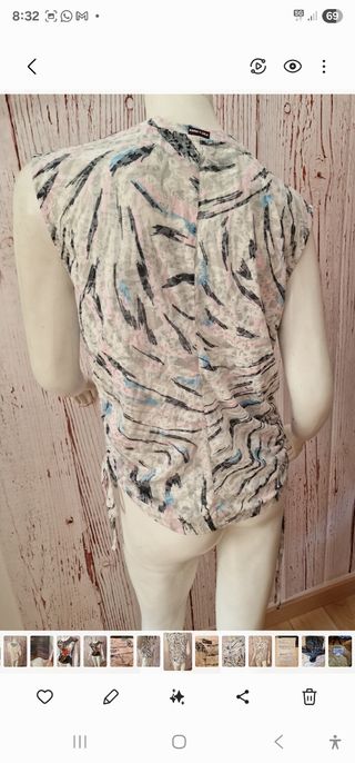 Top Bimba y Lola estampado cebra