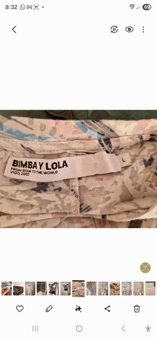 Top Bimba y Lola estampado cebra